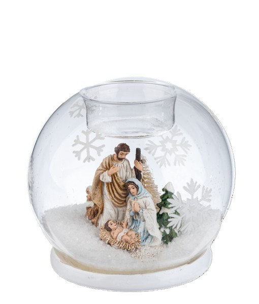 Décoration de table, Crèche, Porte-bougie