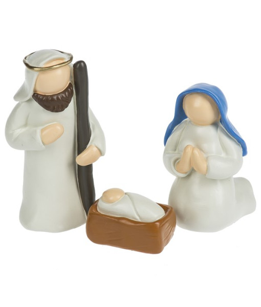 Décoration de table, Ensemble de crèche simple en 3 pièces
