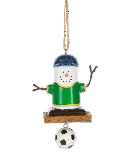 Ornament, de S'mores, on va jouer au foot