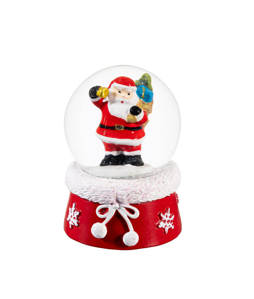Décor de table, mini globe d'eau, Santa festif