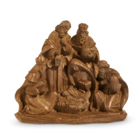 Décoration de table, La Sainte Famille et les Mages