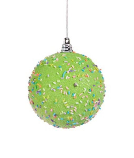 Boule de Noël parsemée, citron vert