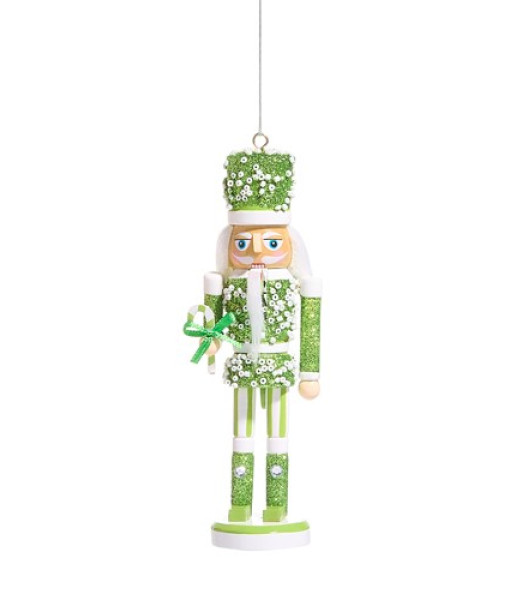 Ornement Casse-Noisette Pastel, Vert.