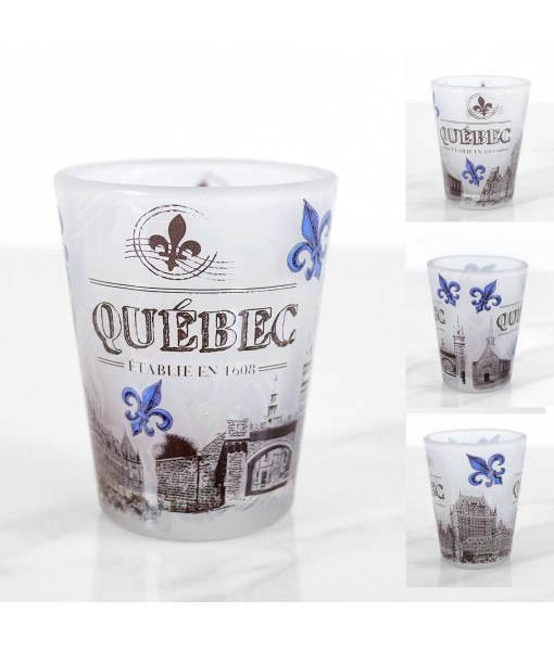 Souvenir de la ville de Québec, verre à shot