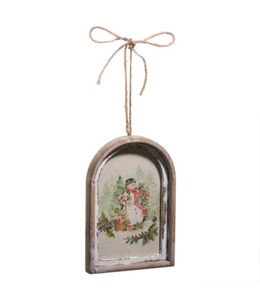 Ornement, cadre de style rustique, scène d'hiver à l'ancienne avec M. Bonhomme de neige. Ornement, cadre de style rustique, scène d'hiver à l'ancienne avec M. Bonhomme de neige.