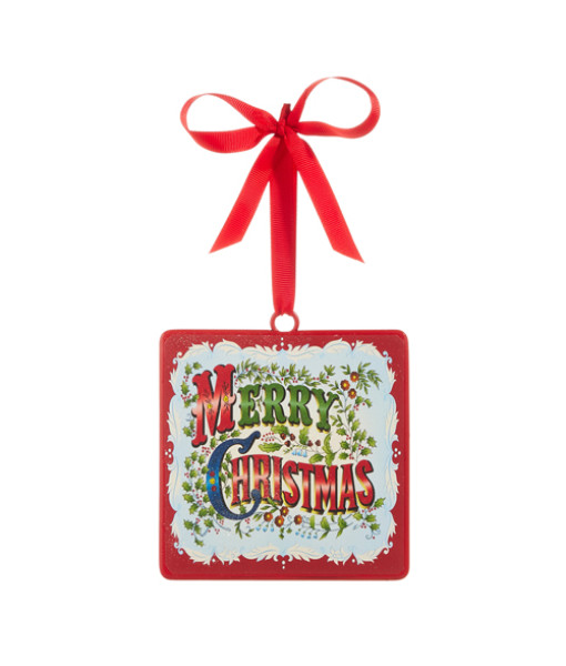 Ornement, Ornement décoratif carré, inscription 