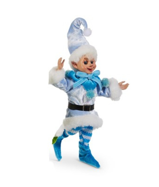 Décoration de table, lutin joyeux en bleu