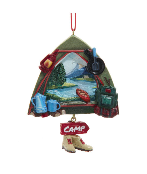 Ornement, pour l'enthousiaste du camping