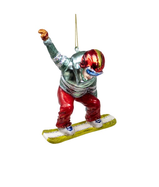 Ornement en verre, planchiste