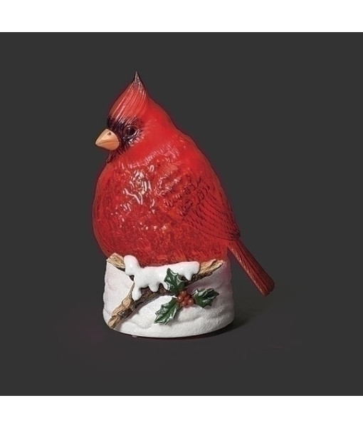 Décor de table, Cardinal lumineux scintillant
