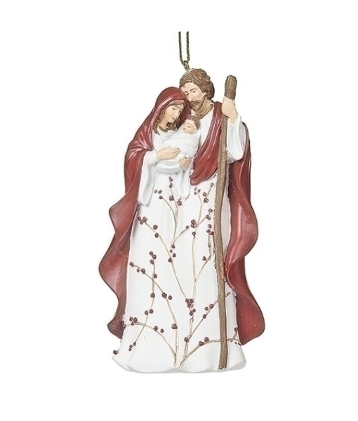 Ornement, Sainte Famille avec Motif de Baies