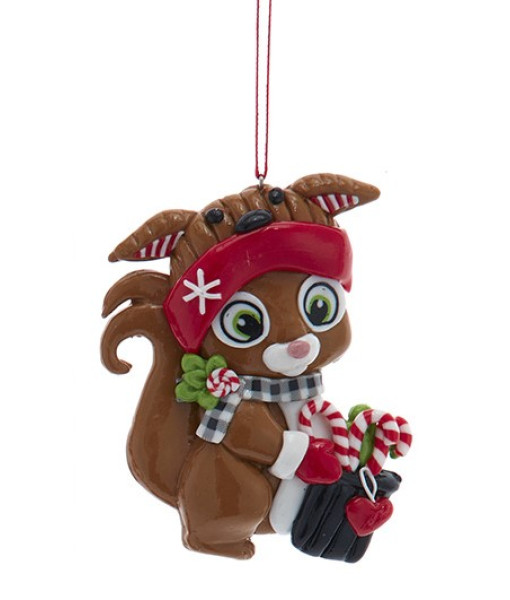 Ornement, Écureuil Festif Trop Mignon