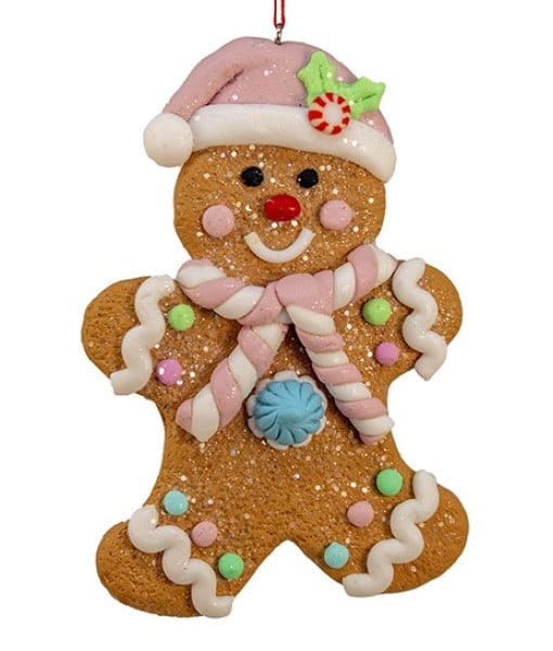 Ornament bonhomme en pain d'épice pastel Ornament bonhomme en pain d'épice pastel