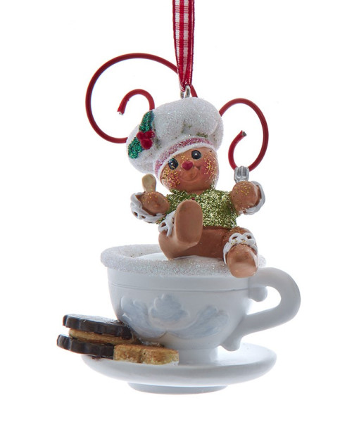 Petit garçon en pain d'épice sur tasse Petit garçon en pain d'épice sur tasse