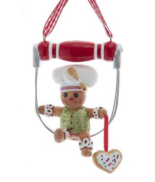 Ornement Garçon en Pain d'Épice sur Coupe-Pâte