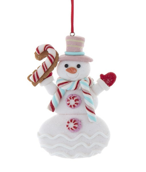 Ornement Bonhomme de Neige à la Menthe