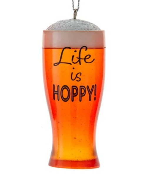 Ornement, verre de bière, avec le motif 