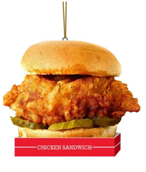 Ornement, Fast-food, Sandwich au poulet