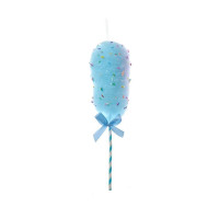 Ornament, Cotton Candy on a Stick, Blue