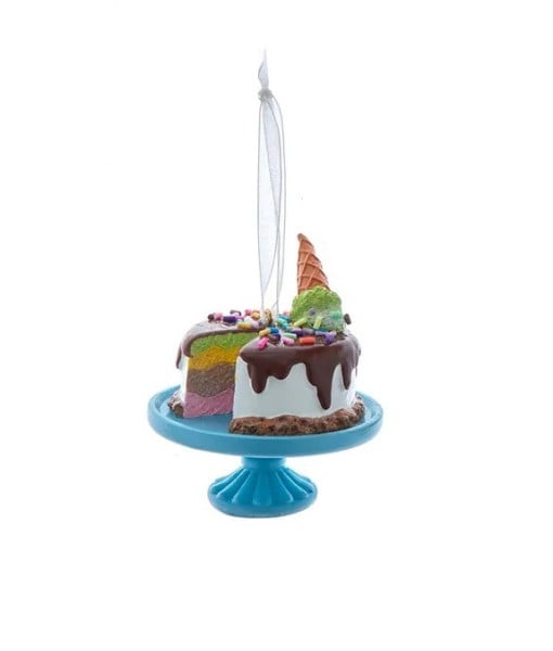 Ornement, Gâteau de Glace aux Couleurs Pastel