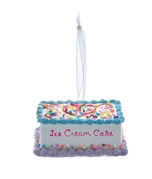 Ornement, Gâteau de Glace aux Couleurs Pastel