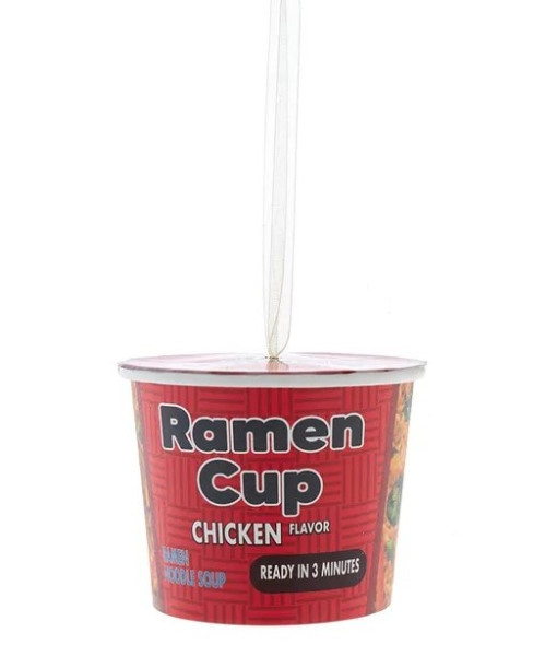 Ornement, tasse de nouilles ramen