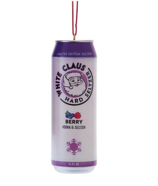 Ornement, White Claus Hard Seltzer, Baies.