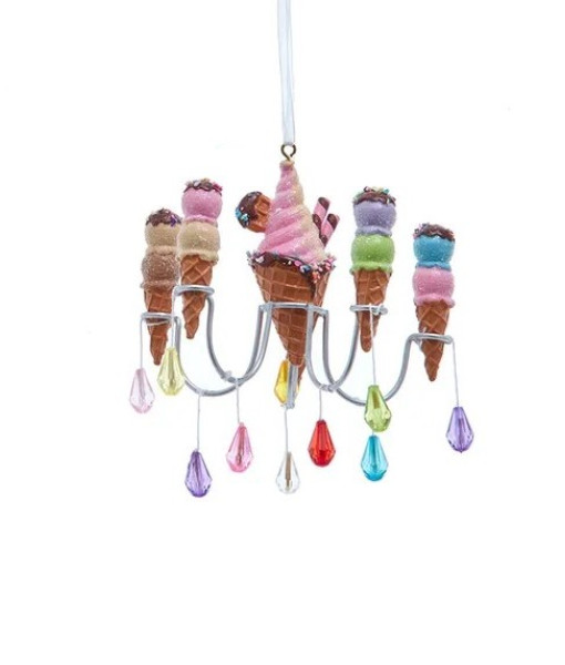 Ornement, lustre pour cornets de glace