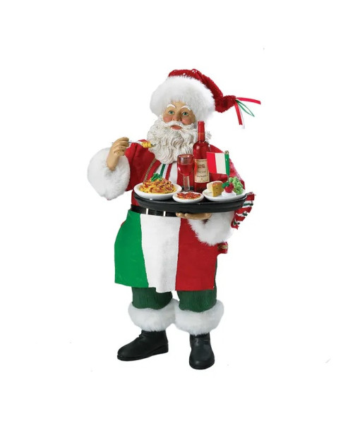 Décor de table, de Fabriché™, un père Noël musical passionné par l'Italie