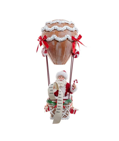 Décor de table, Santa en ballon dirigeable par Fabriché™