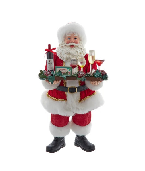 Décor de table, Santa amateur de vin par Fabriché™