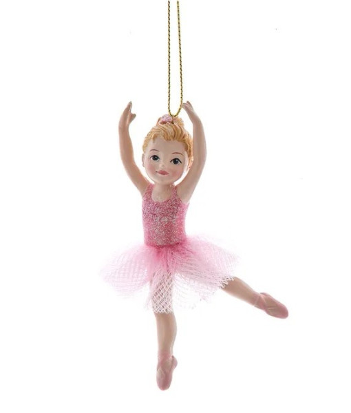 Ornement, jeune ballerine aux cheveux blonds