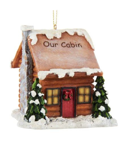 Ornement, cabane rustique