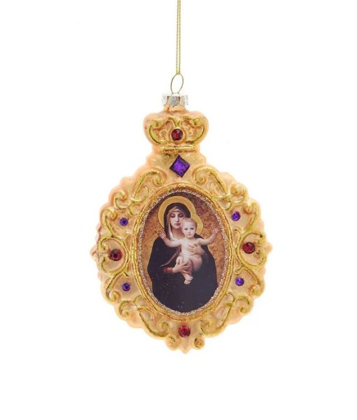 Ornement en verre, La Madone avec Jésus