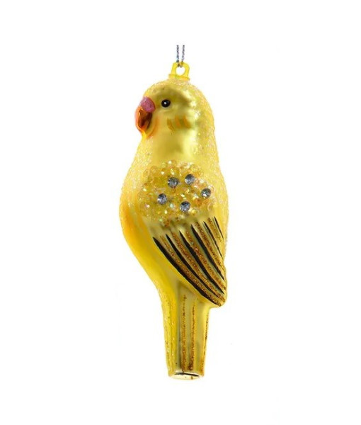 Ornement en verre, perroquet coloré de 4 pouces