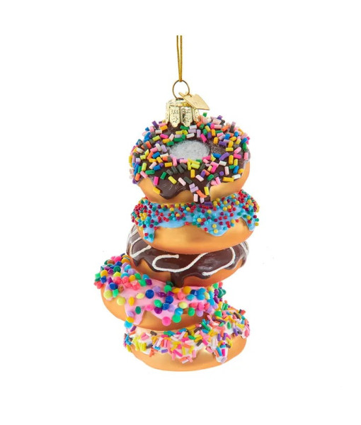 Ornement en verre, pile de beignets