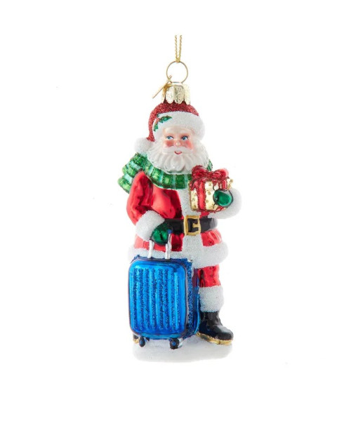 Ornement en verre, Santa en vacances