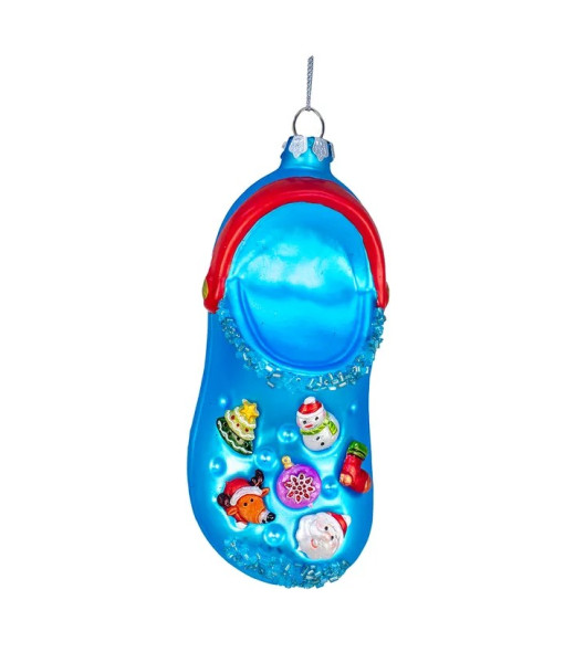 Ornement en verre, sandale festive 