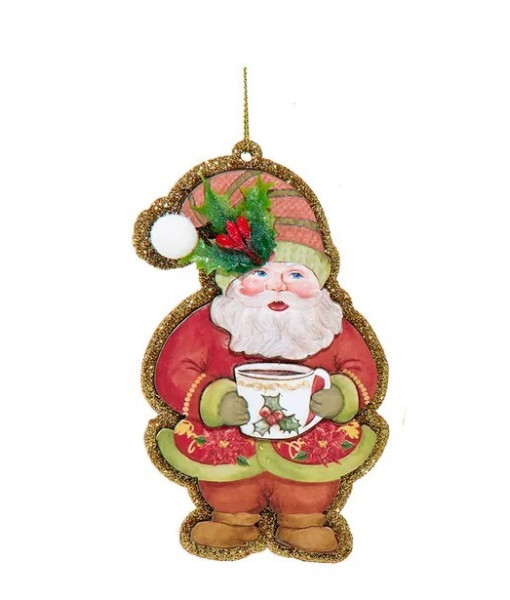 Ornement, Santa traditionnel du vieux monde