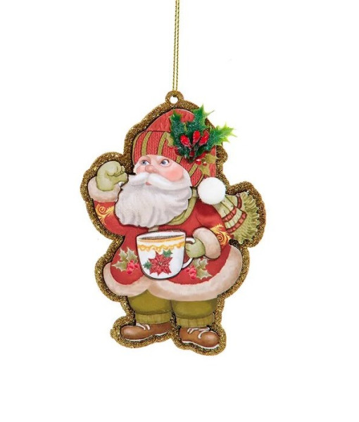 Ornement, Santa traditionnel du vieux monde