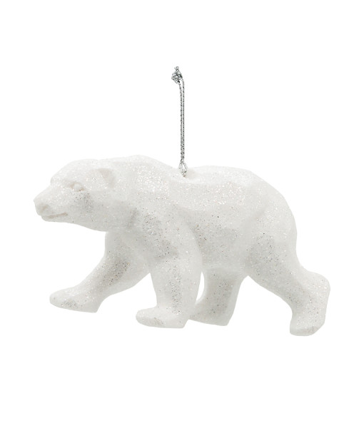 Ornement ours polaire blanc