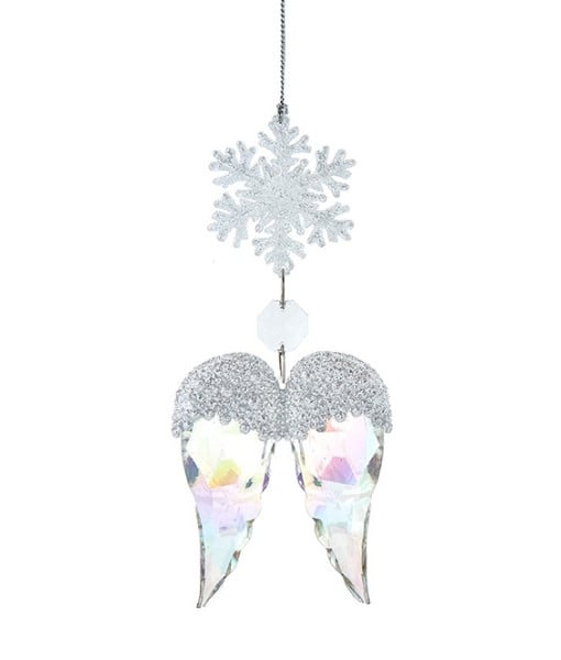 Ornement d'aile d'ange opalescent