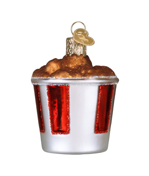 Ornement en verre, PFK Poulet dans un seau.