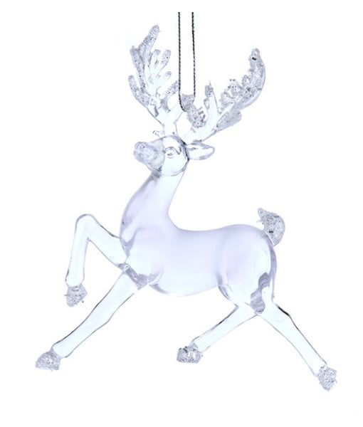 Ornement de renne transparent