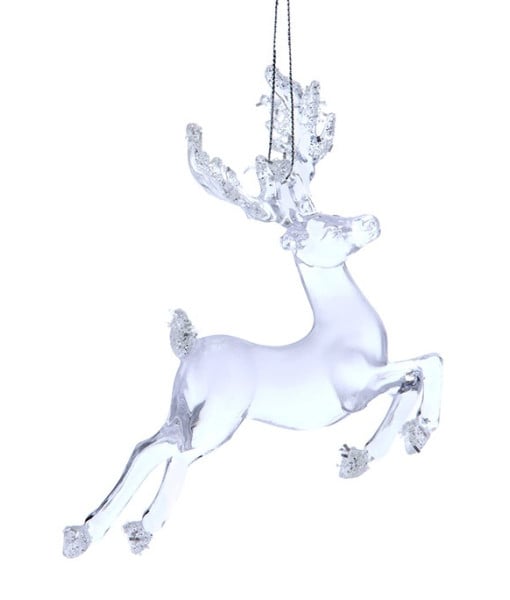 Ornement de renne clair et blanc