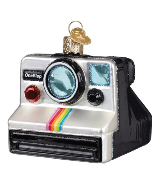 Ornement en verre, Appareil photo Polaroid