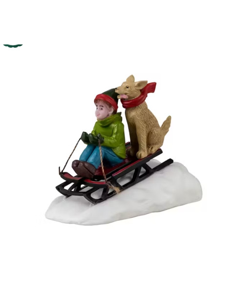 Lemax Dog Sledding Lemax Dog Sledding