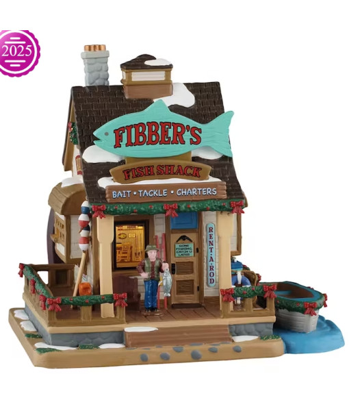 Lemax Fibbers Fish Shack Lemax Fibbers Fish Shack