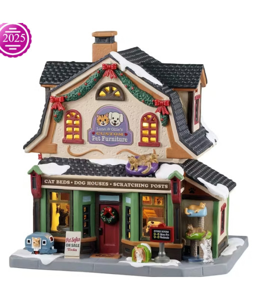 Mobilier personnalisé pour animaux Luna & Ollie, par Lemax Mobilier personnalisé pour animaux Luna & Ollie, par Lemax