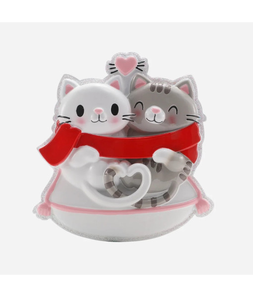 Ornement, personnalisable, un parfait ronronnement de chats.